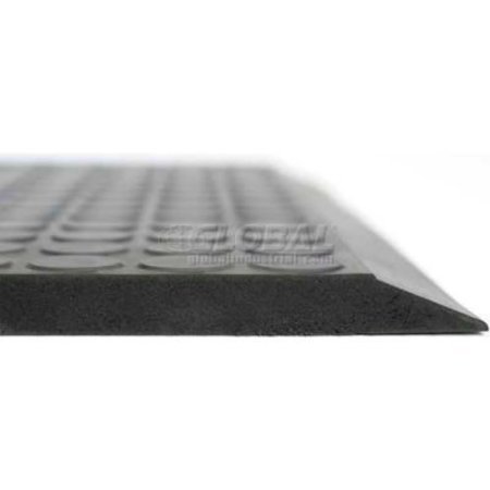 ERGOMAT Ergomat Basic Smooth Anti Fatigue Mat 5/8in Thick 2' x 7' Black SB0207